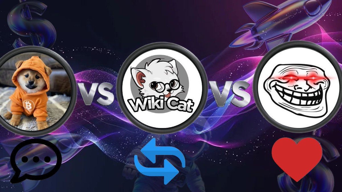Which #memecoin has strong community?

$TROLL  <a href="/trololol_io/">TROLL</a> or  $WKC  <a href="/wikicatcoin/">Wiki Cat</a> or $DOG <a href="/LeonidasNFT/">Leonidas 🧡 $DOG</a>   ???