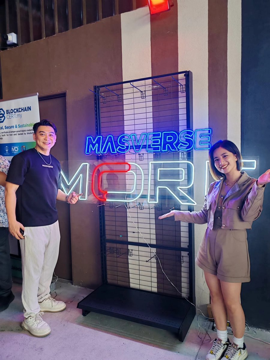 MORE Web3 Community (@morecomofficial) on Twitter photo Web3 is our playground. Fun is our fuel
Tech ignites passion, creativity lights the future — thank you <a href="/MasverseHub/">Masverse</a> for the incredible Good Show!
#MYBW2025 #morecommunity #masverse #web3ecosystem Web3 is our playground. Fun is our fuel
Tech ignites passion, creativity lights the future — thank you <a href="/MasverseHub/">Masverse</a> for the incredible Good Show!
#MYBW2025 #morecommunity #masverse #web3ecosystem