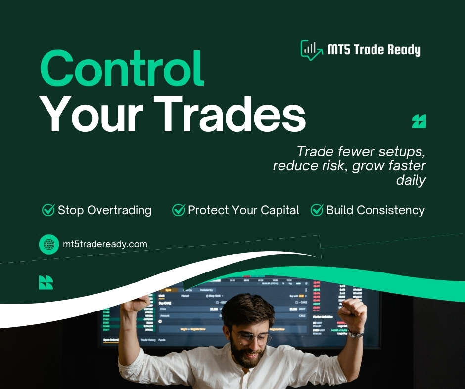 Mt5TradeReady's tweet photo. More setups ≠ more success.
Trade Ready limits your trades, enforces discipline, and protects your capital.
✅ Stop overtrading
✅ Enforce risk limits
✅ Build real consistency

#MT5 #TradingDiscipline #ForexTools #TradeSmart #RiskManagement https://t.co/trpXp7668n