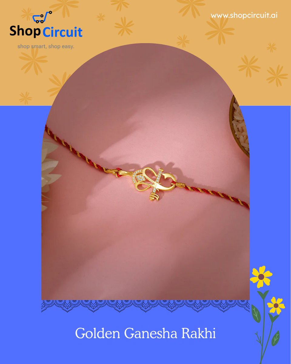Shopcircuit_ai's tweet photo. Celebrate the bond with elegance! 🌸

Shop this beautiful Floral Design Rakhi Set with Roli Chawal the perfect gift to make Raksha Bandhan special.   

Order now at https://t.co/oJRnmXmQsE #RakshaBandhan #BhaiyaBhabhiRakhi #ShopCircuit #FloralRakhi #RakhiGifts #CelebrateTogether https://t.co/FSnkhNujt0