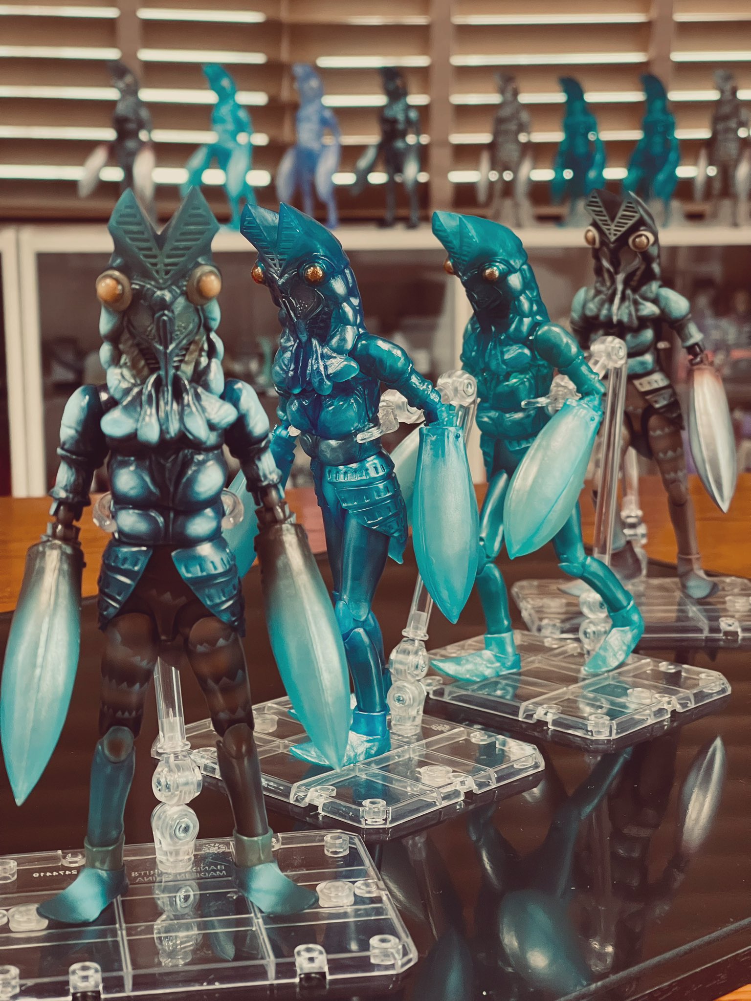フィギュアーツ　一番くじ　バルタン星人 簡易レビュー】D賞：S.H.Figuarts バルタン星人 クリアカラー