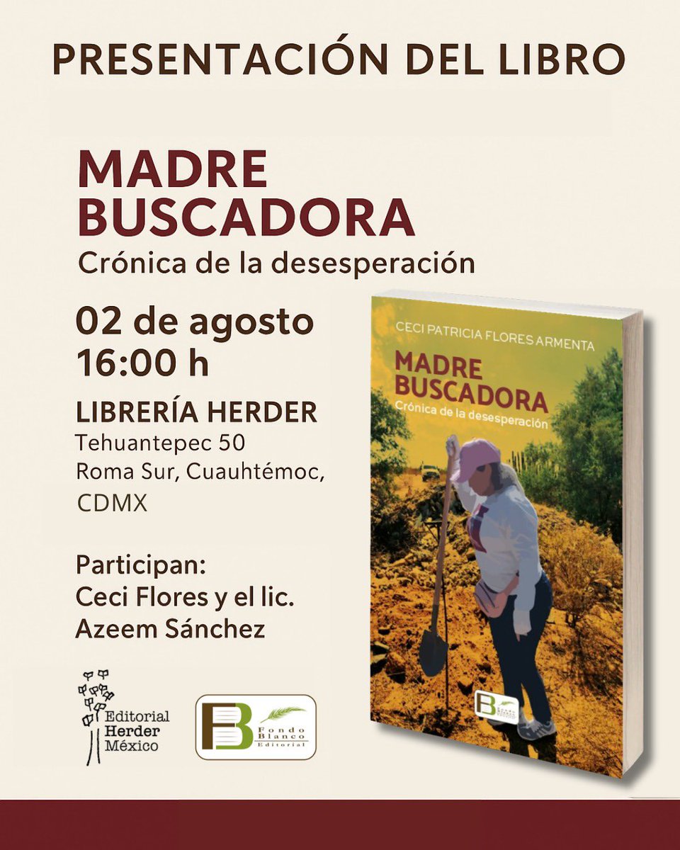 Este sábado estaré en CDMX presentando mi libro. Espero poder verlos, abrazarlos y poder compartir un cachito de mi historia.

Que Dios los bendiga.