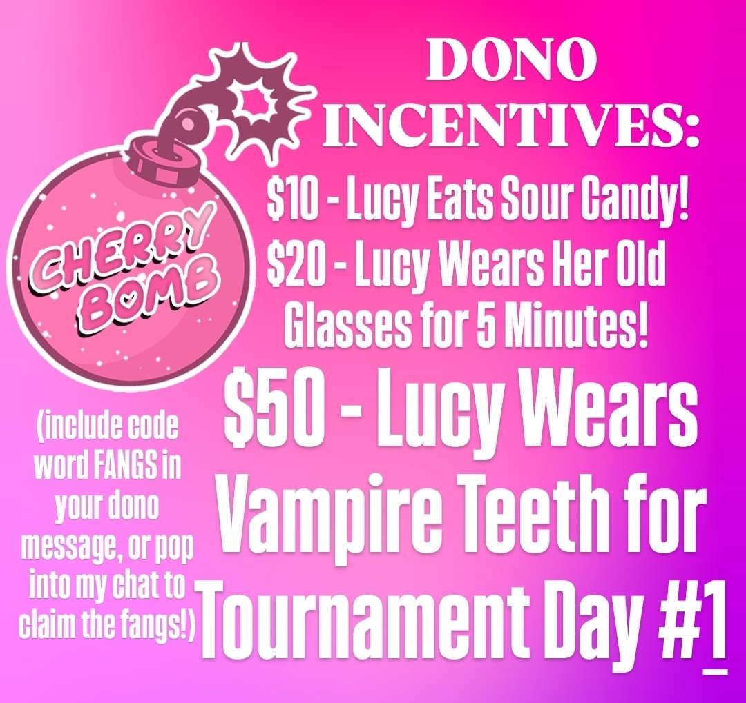 LucyQueenChaos's tweet image. not only will I be pink for the entirety of #OverSpooned, but I am offering some epic dono incentives! check out the tiltify in the replies 👇