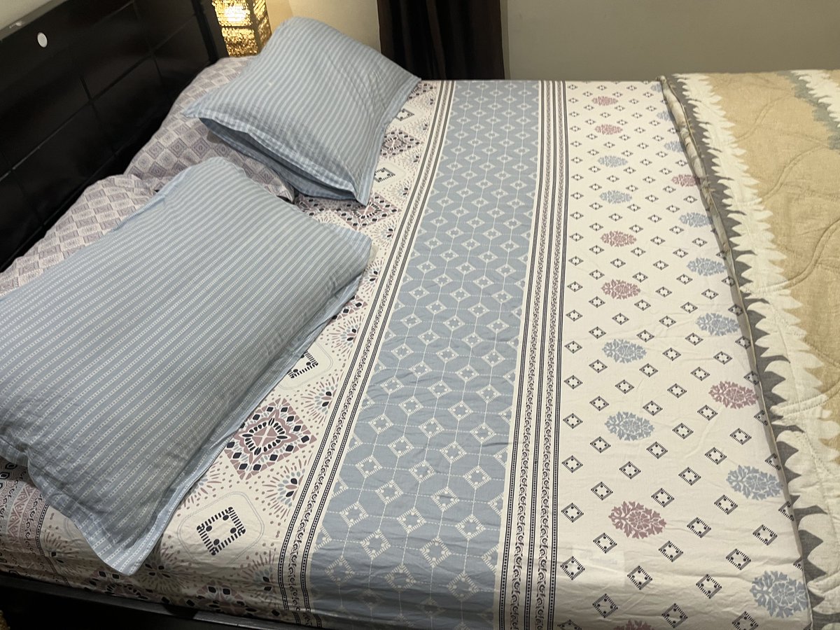 Hey <a href="/WakefitCo/">Wakefit</a> <a href="/SupportWakefit/">Wakefit Support</a>,

This is what has happened to your bedsheets in the first wash. All the colour has faded, and these ugly spots have appeared. Mind you, this bedsheet costs about 2000 rupees. It doesn't feel soft, nor does it feel like its 300TC. TAKE IT BACK.