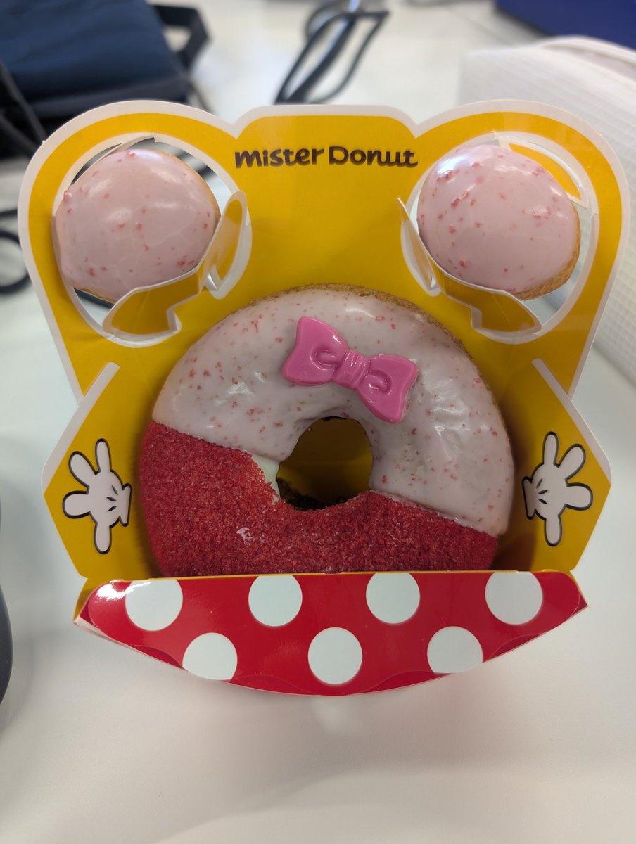 おやつ。
美味しかった！
今日はディズニーの日なのか？(笑)😅