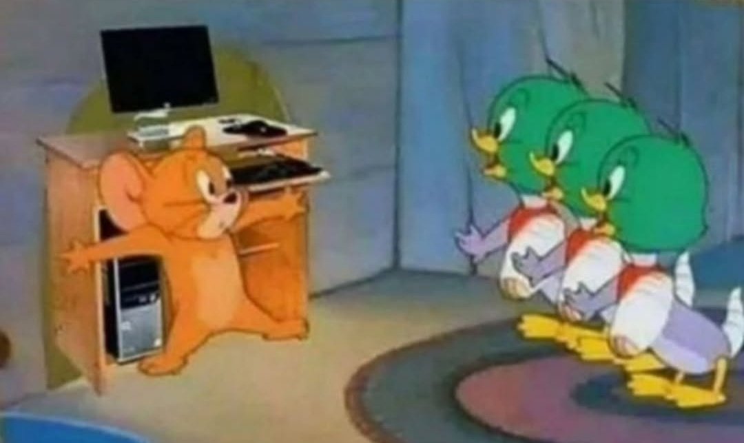 When my little cousins visit my home. 

Le me: