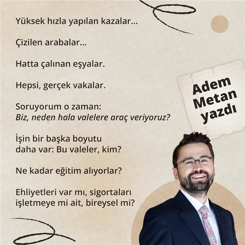 ENSONHABER (@ensonhaber) on Twitter photo Artık bu vale meselesini konuşalım
Adem Metan ( <a href="/AdemMetan/">Adem Metan</a> ) yazdı...
Okumak için tıklayınız⬇️
ensonhaber.com/yazarlar/adem-… Artık bu vale meselesini konuşalım
Adem Metan ( <a href="/AdemMetan/">Adem Metan</a> ) yazdı...
Okumak için tıklayınız⬇️
ensonhaber.com/yazarlar/adem-…