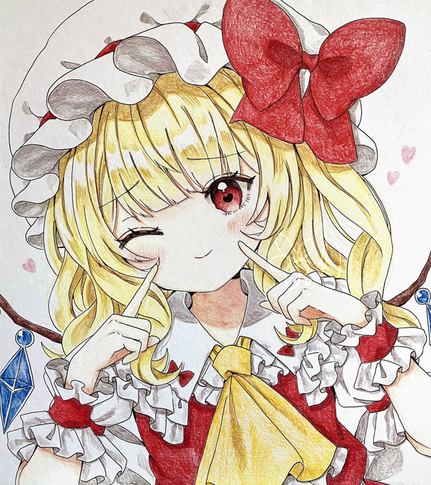 フランドール・スカーレット 「フランちゃん色紙 #東方Project #フラン