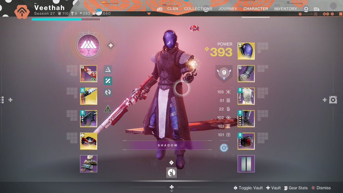 Trials loadout for tomorrow
