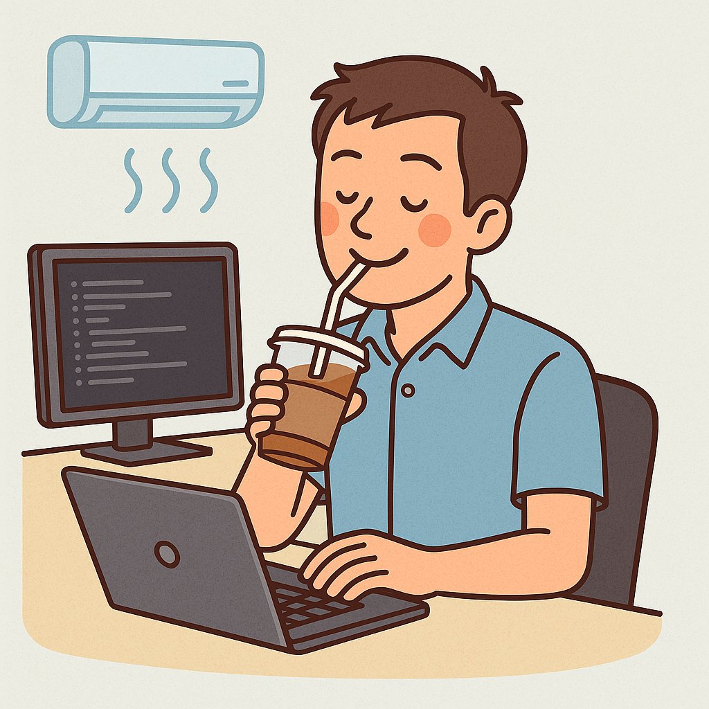 PCの熱より自分が発熱してる気がしちゃう日々🌞
適宜しっかり水分補給して、週の折り返し地点頑張りましょう💪🥤
#猛暑お見舞い申し上げます #エンジニアと繋がりたい