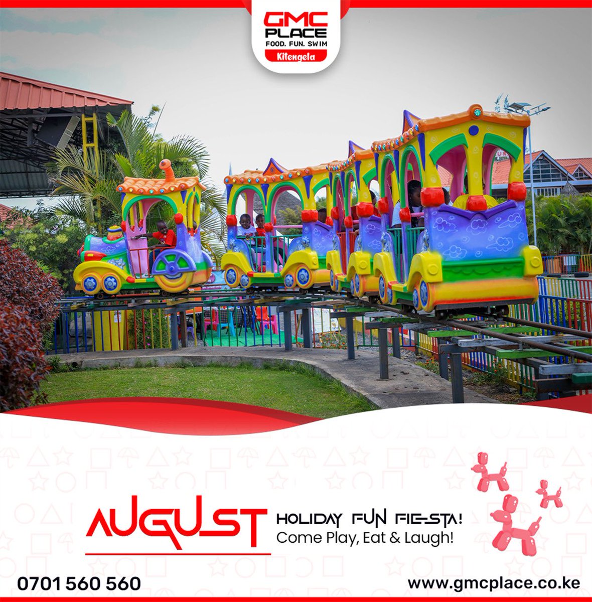 Shaylor Mwanje (@ms_mwanje) on Twitter photo The train is about to take off,ensure you are on board for some choo-choo fun <a href="/gmc_fun/">GMC Place-Kitengela</a>
#AugustFunAtGMC The train is about to take off,ensure you are on board for some choo-choo fun <a href="/gmc_fun/">GMC Place-Kitengela</a>
#AugustFunAtGMC