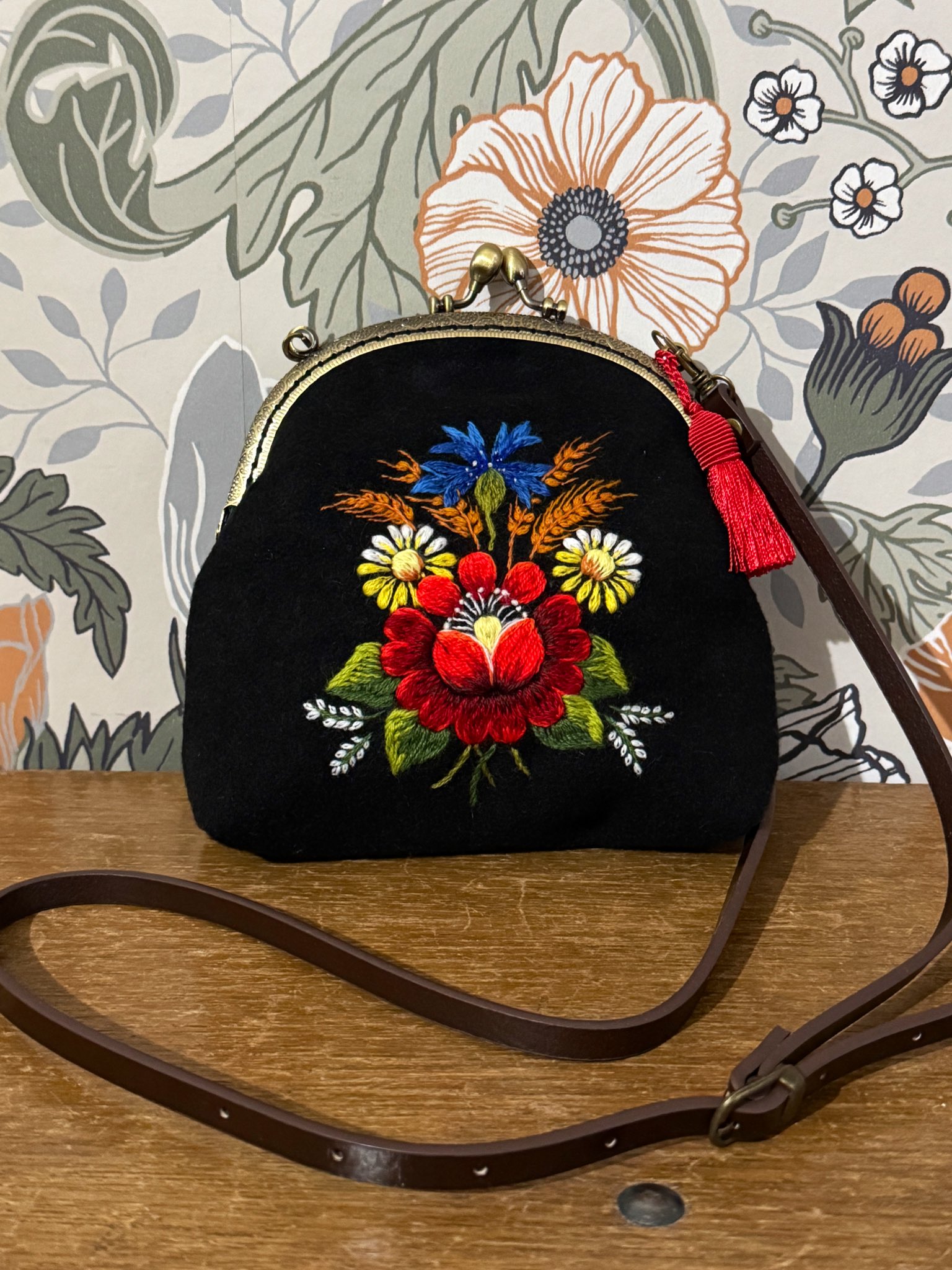 花柄♥ショルダーバッグ♥ハンドメイド three-dimensional petal tote shoulder bag 立体花びらトート