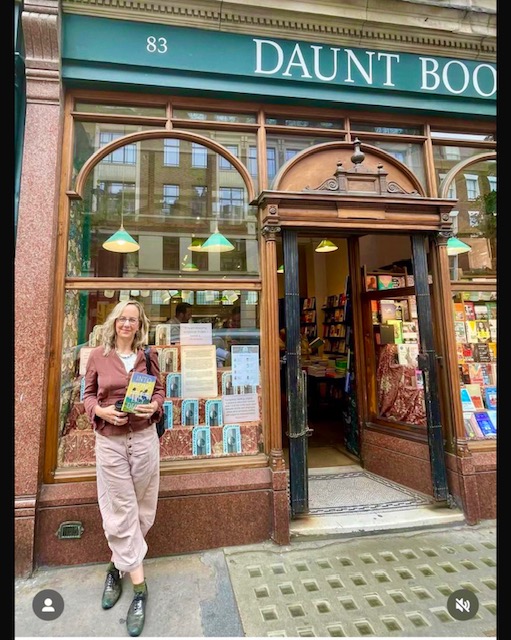 My wonderful daughter <a href="/Lilydunnwriter/">Dr Lily Dunn</a> on a proof drop with publisher <a href="/ManchesterUP/">Manchester University Press</a>  for her next book 'Into Being: The Radical Craft of Memoir &amp; its Power to Transform' (pub Oct) She teaches memoir &amp; her own memoir 'The Sins of my Father' was a Guardian Book of the Year #booktwt