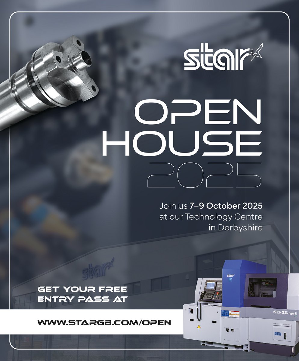 PSL Datatrack Production Control Software (@psldatatrack) on Twitter photo ๐ฃ #PSLDatatrack will be exhibiting at the <a href="/StarMicronicsGB/">Star Micronics GB</a> Open House from 7-9th Oct ๐ฃ
We look forward to showcasing the latest version of our modular production control software for subcontract precision engineers ๐
Register here ๐ bit.ly/3O5FTy6
#Event #btmaUK ๐ฃ #PSLDatatrack will be exhibiting at the <a href="/StarMicronicsGB/">Star Micronics GB</a> Open House from 7-9th Oct ๐ฃ
We look forward to showcasing the latest version of our modular production control software for subcontract precision engineers ๐
Register here ๐ bit.ly/3O5FTy6
#Event #btmaUK