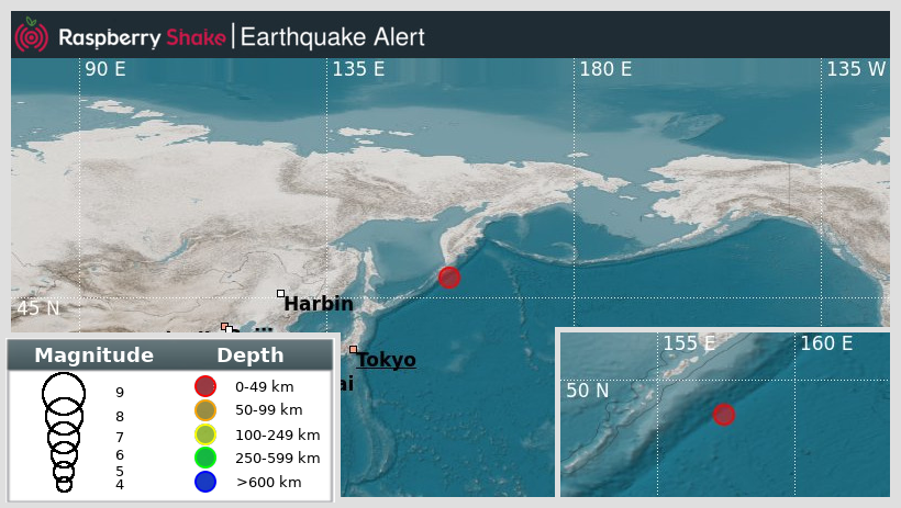 raspishakEQ's tweet photo. Preliminary M5.0 #Earthquake
ID: #rs2025ozodab
237km from #Severo-Kuril’Sk, #KurilIslands
2025-08-01 05:06 UTC
Source: #GFZ
@raspishake
Join the largest #CitizenScience EQ community ➡ https://t.co/Y5O0dgJqJF
EVENT ➡ https://t.co/SKFilt9RDl https://t.co/OTVXUxItCR