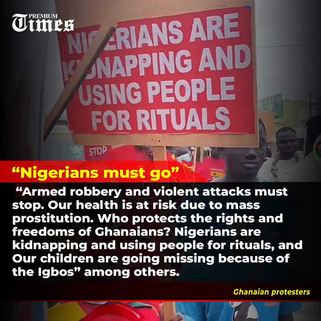 PremiumTimesng's tweet image. Mrs Dabiri said, “Nigerians are not criminals. They are good ambassadors wherever they find themselves, while those bad ones should be fished out to face necessary sanctions. Ghana and Nigeria are like Siamese twins. They are brothers and  in the spirit of ECOWAS and regional…