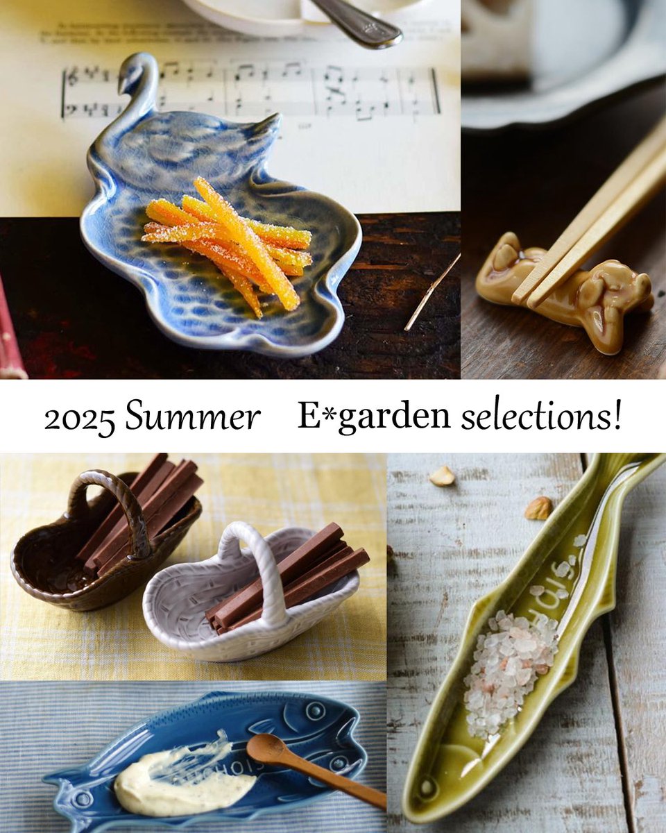 egarden_jp's tweet photo. 暑いですね！予定しておりましたテーブルウェアフェア、商品の入荷が遅延しておりまして本日は中止、明日開催となっております。ご興味ある方はぜひ遊びにきてくださいね🤗 https://t.co/LO1rgiYQ9Y