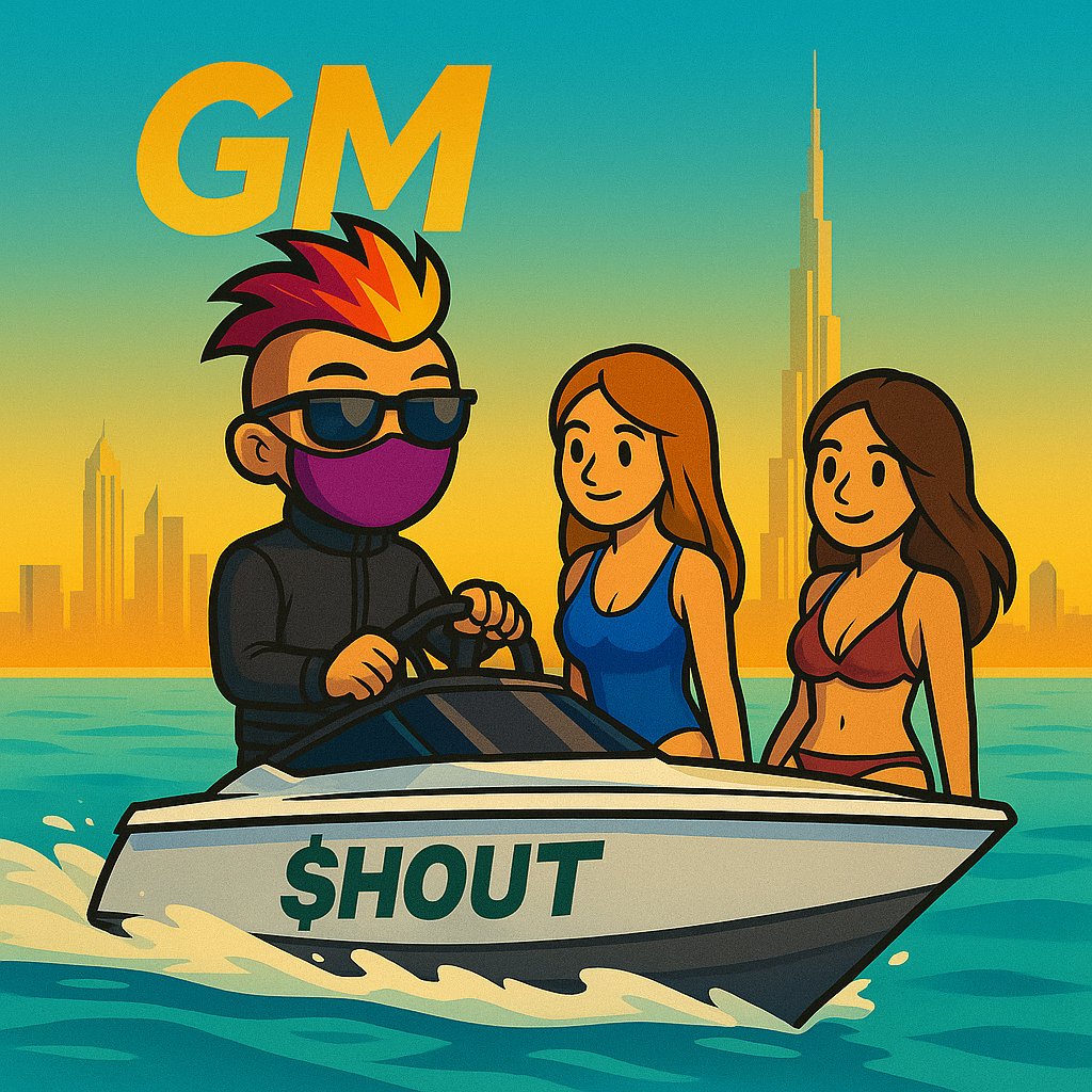 GM legends ☔ 

Start with $SHOUT energy 😉
<a href="/shoutdotfun/">Shout</a>