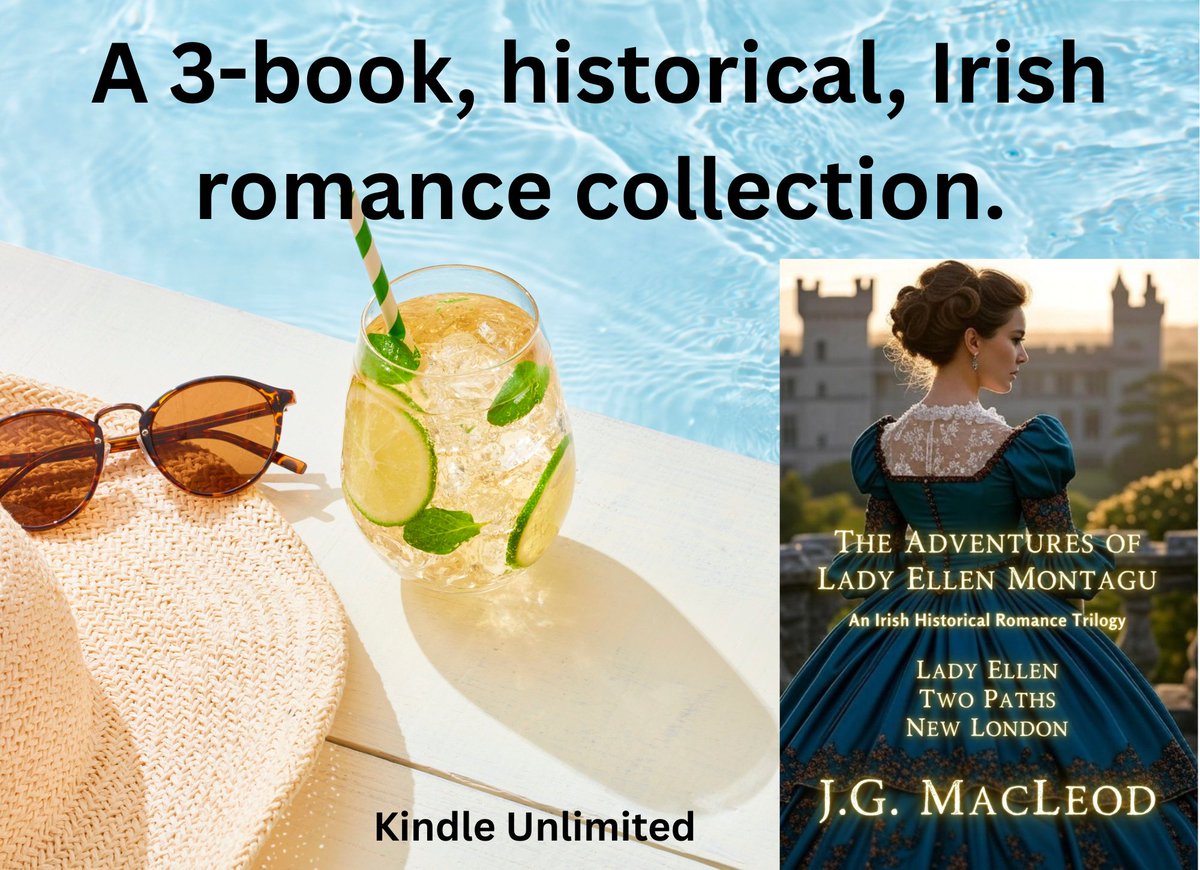 jgmacleodauthor's tweet image. #summerholiday #summerreading #beachreads #FridayVibes #AugustWish
amazon.com/stores/J.-G.-M…

☘️Lady Ellen
☘️Two Paths
☘️New London

The year is 1845.🇮🇪 🇨🇦🫦

Enter Lady Ellen, newly introduced into society, followed closely by four, dashing suitors, each with a different motive.