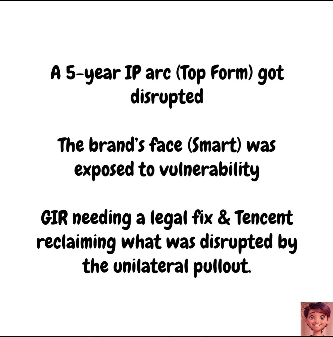 svjmillason's tweet photo. Part 7 : GIR: “Here’s the case.”
Dentons: Great. (We’ll start with your mistakes.)
@Tailai_ENT 
@HeadlinerTH 
@GrandIvoryRec 
#fromheartstoheadlines 
#TopFormTheSeries
#SmartBoom https://t.co/fQGwHKcJbW