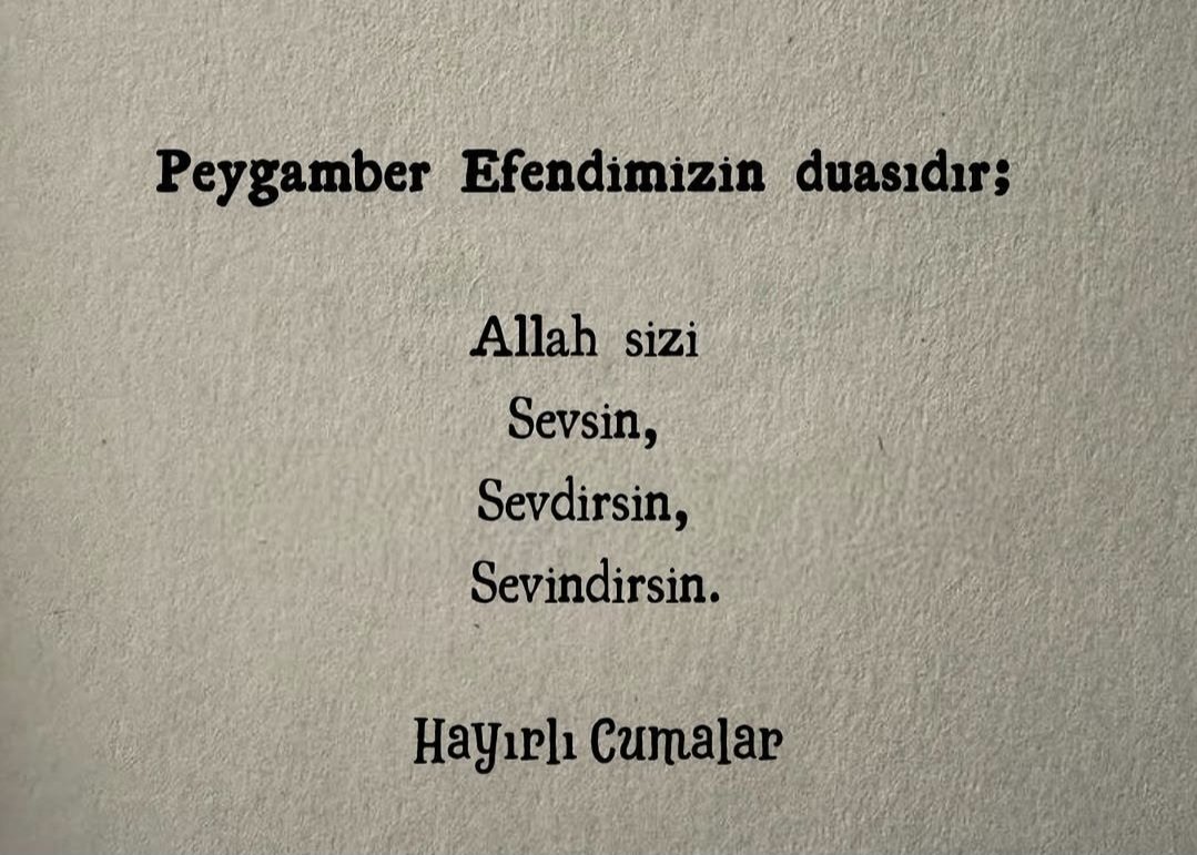 Selam ve dua ile...