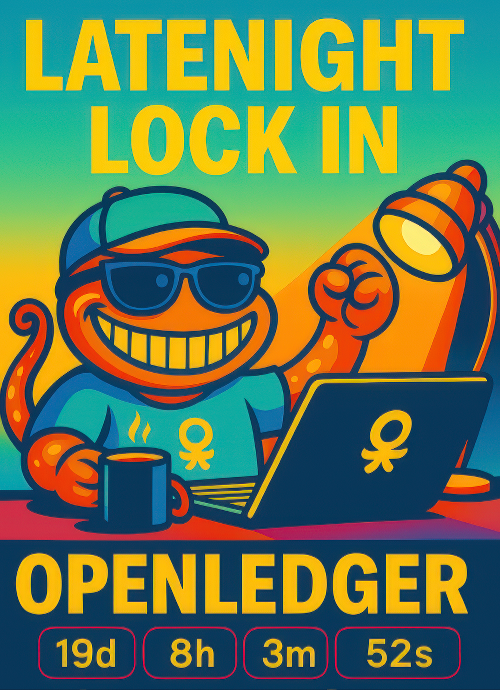 Cryptking_1's tweet image. 🚨   Late Night Snap Anyone?

Coffee is hot, and the @OpenledgerHQ clock is ticking down.

This is where the Web3 work happens. 

Builders lock in and push the Decentralized AI vision forward.

19 days on the clock and every moment counts.

Tell your boss your coming in late…