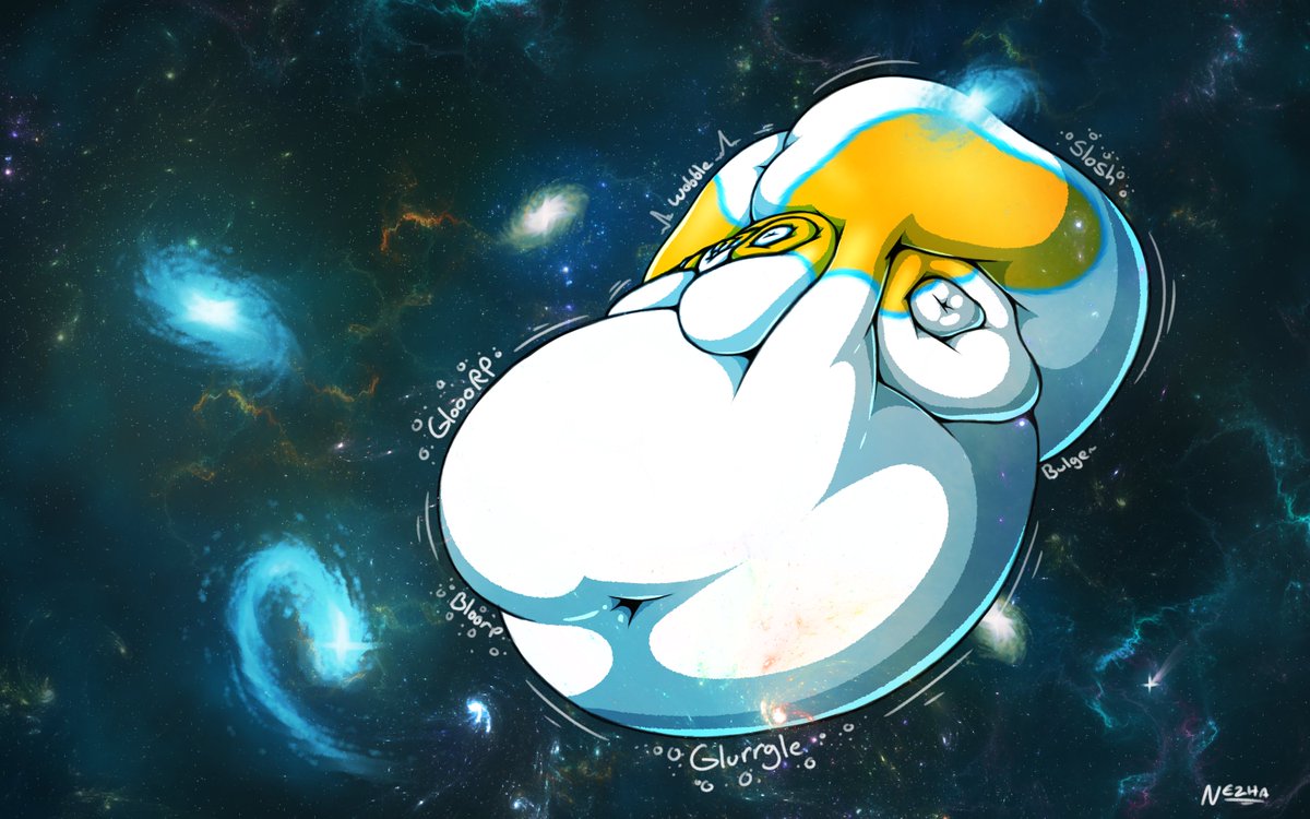Back to my roots with a galactic <a href="/largehuskydog/">blaze but big</a> overshadowing galaxies and stars with that big white belly~