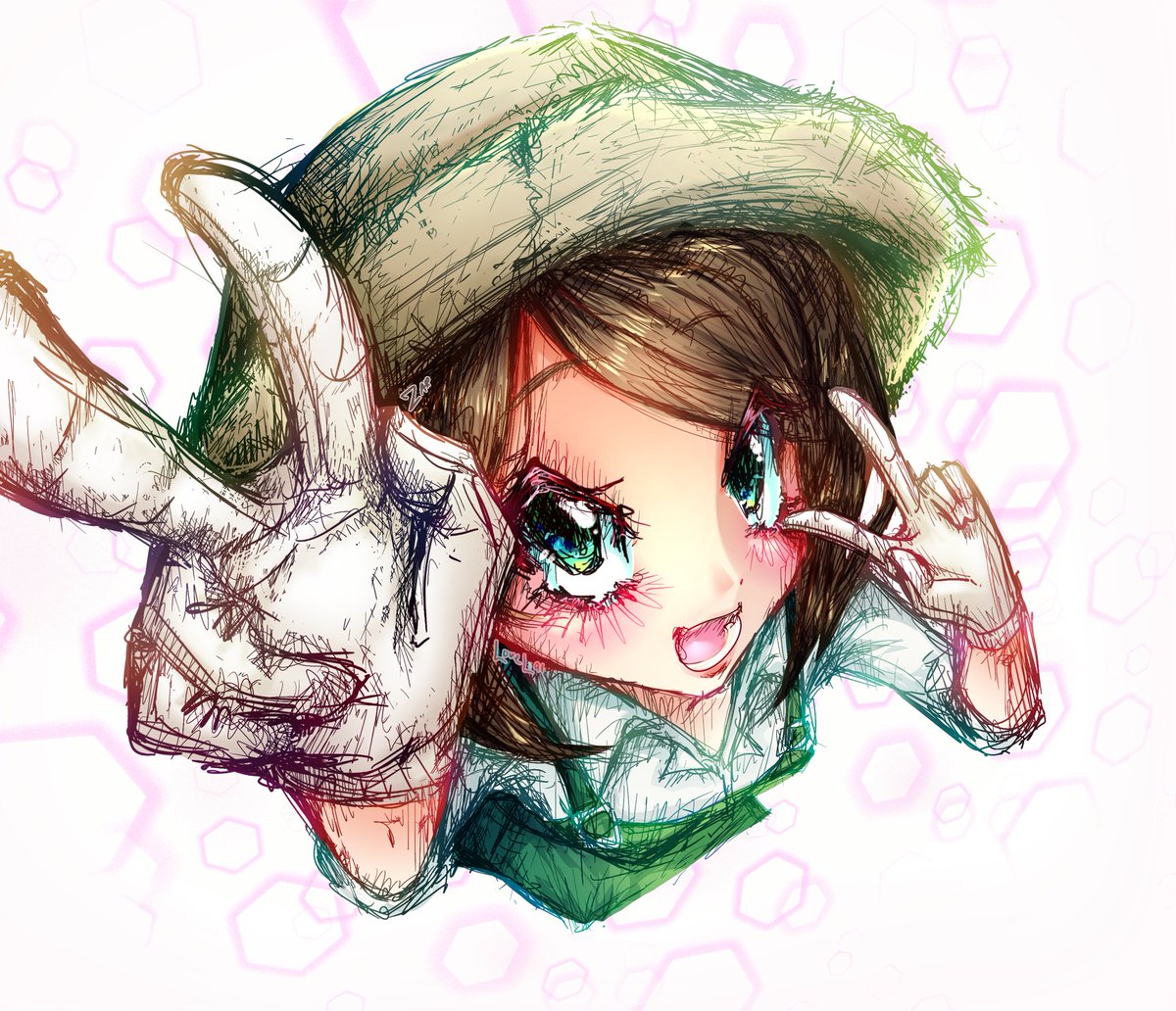 lalsluv's tweet photo. Emma woods in 2000s anime art style 🥹every time i post on here i think i’m gonnabget eaten alive twitter is scary ….. #idv #identityv #emmawoods #gardeneridv #idvfanart #identityvfanart https://t.co/UTYjachtx9