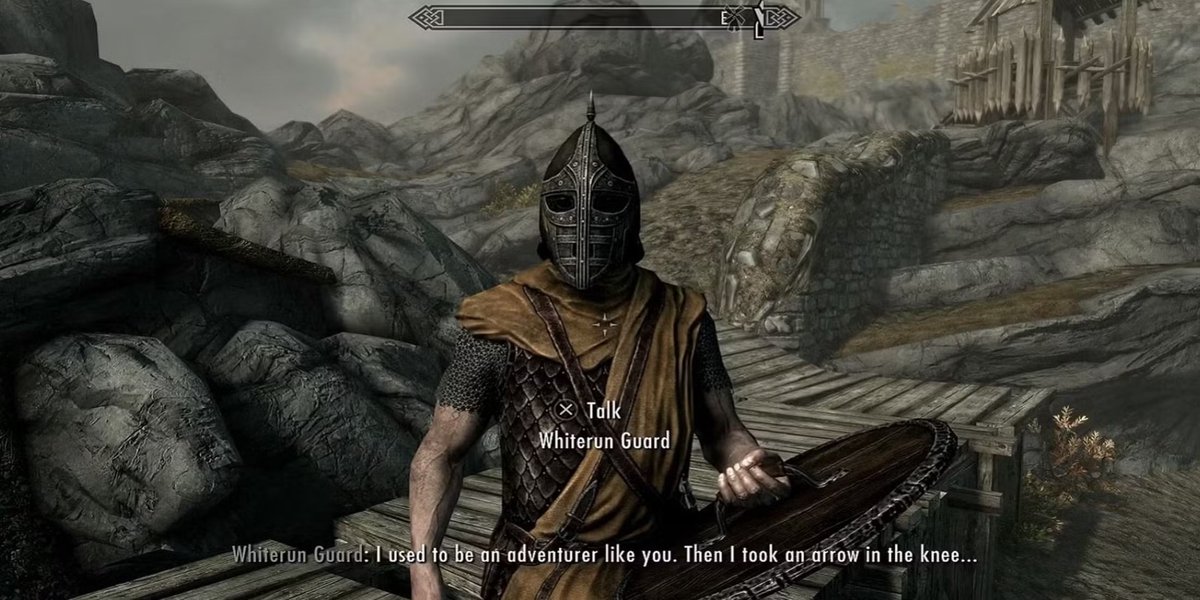 🚨VanquishedGG Quote of the Month🚨

💬“I used to be an adventurer like you, then I took an arrow in the knee.”
– Whiterun Guard, Skyrim

Want more gaming gems like this?
📰 Sign up for our news📬Want more awesome quotes? Sign up for our newsletter! 👉 vanquished.gg