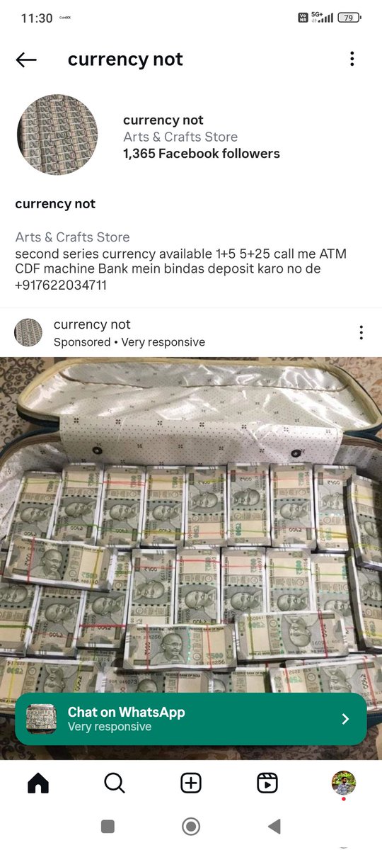 CSirvi34483's tweet photo. Sir I need your help. A group of people is selling fake  currency notes. I reported but no action has taken place. Is there anything u can do.this is his advertising account details and other details. I as a citizen of India want to see a crime and illegal activity free state for living. So kindly do something sir.