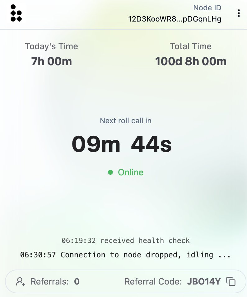 I've finally reached 100 days of running my <a href="/theblessnetwork/">Bless</a> node. Earning passive income by putting my unused computing power to work is amazing!
#BlessNetwork #CryptoAirdrop