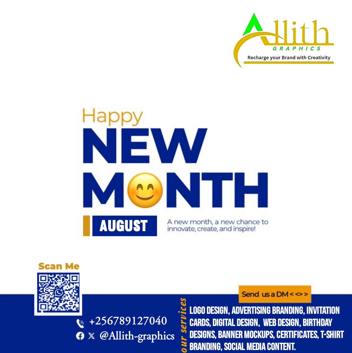 AllithGraphics's tweet image. #Rechargeyourbrandwithcreativit! 💡 At Allith Graphics, we offer stunning design solutions: #LogoDesign 🎨, #Branding 💼, #Digital 📱, #Web 💻, and #TShirtBranding 👕. Let's make this month count! 🚀 We're committed to delivering exceptional designs. @AllithGraphics 🙏"