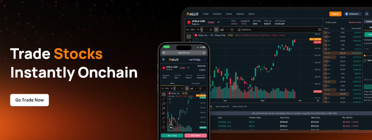 ZudGG11's tweet photo. 🌐 The future of equity markets is tokenized.

 Allo is leading with $2.2B tokenized RWAs, 24/7 access &amp; instant settlement.

Read how Allo is unlocking global market access → https://t.co/l8iFWQOXPv

#Allo #TokenizedStock #RWA $RWA https://t.co/D5SIpUJtpg