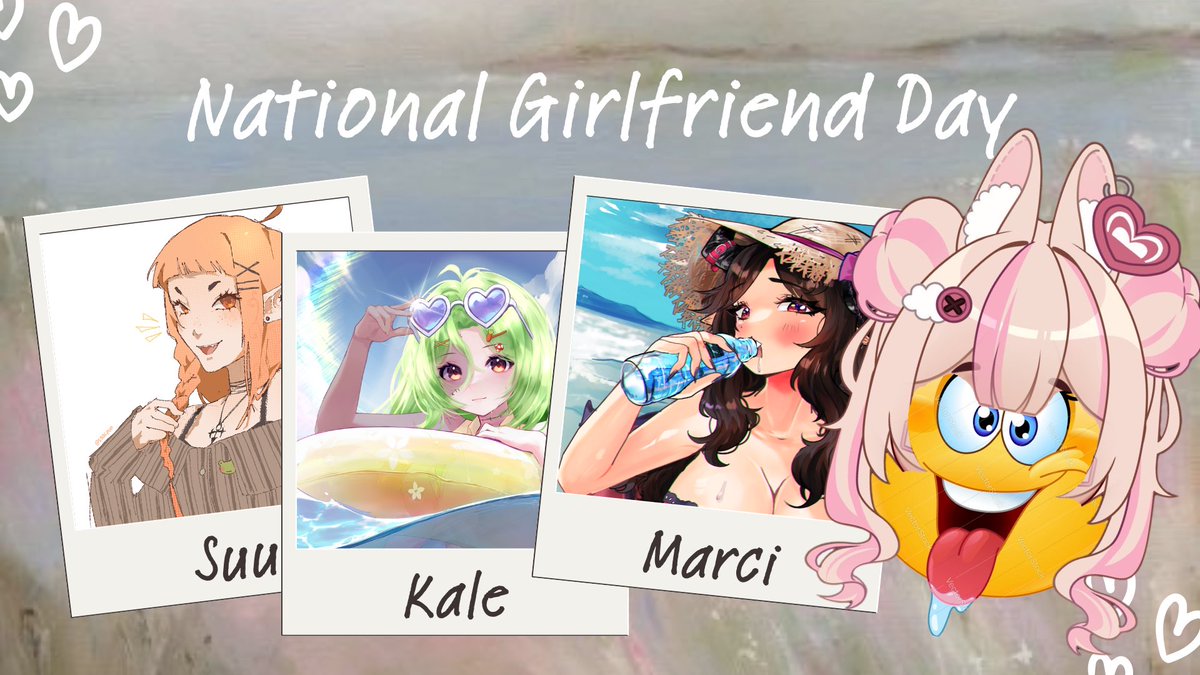 Happy National Girlfriend Day to my bookies 🤍 I love them so so much 💋