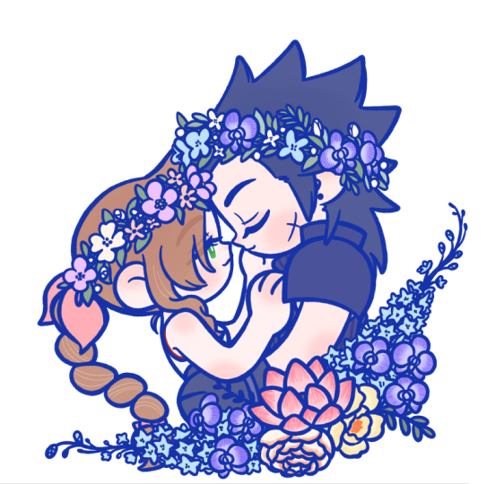 105zz_'s tweet photo. 小情侶與花 #zerith #ザクエア https://t.co/zbUk5jxULl