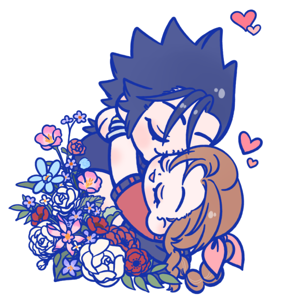 105zz_'s tweet photo. 小情侶與花 #zerith #ザクエア https://t.co/zbUk5jxULl