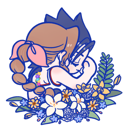 105zz_'s tweet photo. 小情侶與花 #zerith #ザクエア https://t.co/zbUk5jxULl