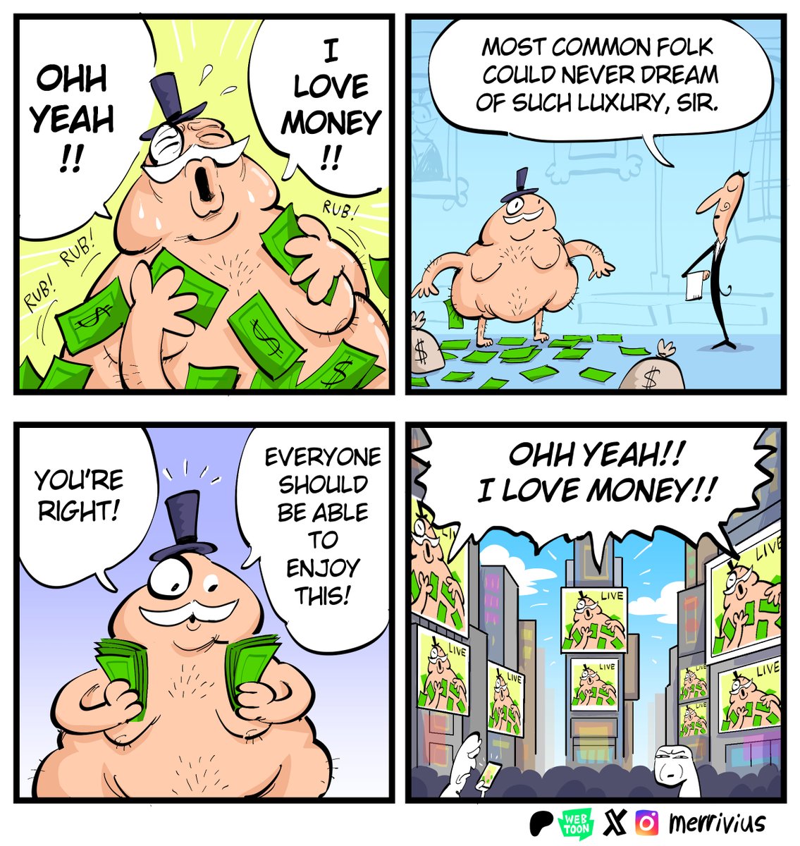 His name is Mr Moneyfucker