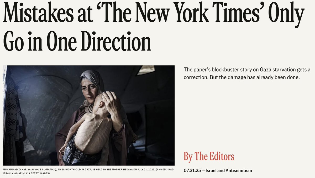 Lilac Sigan (@lilacsigan) on Twitter photo This <a href="/TheFP/">The Free Press</a> article about the <a href="/nytimes/">The New York Times</a> "mistakes" and "corrections" that are actually just a part of a newsroom propaganda machine, have been proved in my study for Bar Ilan University. Follow thread to understand how bad it really is
1/10
(link at the end) This <a href="/TheFP/">The Free Press</a> article about the <a href="/nytimes/">The New York Times</a> "mistakes" and "corrections" that are actually just a part of a newsroom propaganda machine, have been proved in my study for Bar Ilan University. Follow thread to understand how bad it really is
1/10
(link at the end)