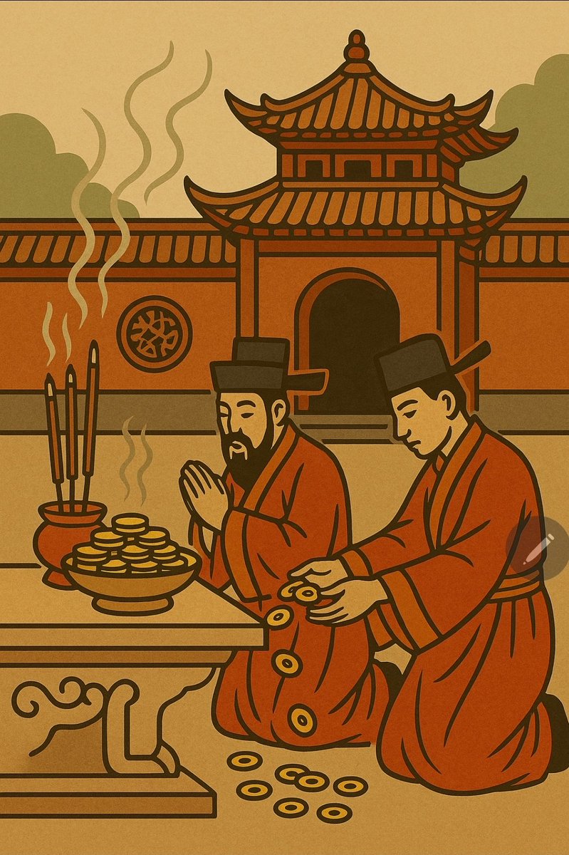 RealKeyPoint's tweet image. 当代中国年轻人的&quot;疗愈经济&quot;热潮，看似是对传统的反叛，实际上是千年文化基因的完美传承——无论是塔罗占卜、水晶疗愈，还是AI算命、东北出马仙，都遵循着同样的功利主义逻辑。而从上一代人在寺庙里虔诚地烧着天价高香，到今天的年轻人在直播间里购买水晶疗愈服务，表面上看似跨越了传统与现代的鸿沟，实…