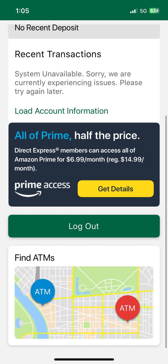 Lookingtohelp8's tweet photo. A dear friend of mine is having issues with her #directexpress card for her #disability payments. Anyone know what she could do? She had tried calling and it says busy. When she logs in it doesn’t show her account information. She said her friend is having the same problem. 😲 https://t.co/wP3titLZ6p