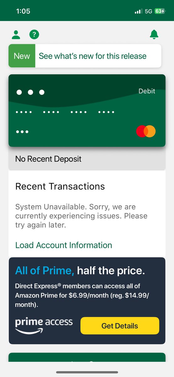Lookingtohelp8's tweet photo. A dear friend of mine is having issues with her #directexpress card for her #disability payments. Anyone know what she could do? She had tried calling and it says busy. When she logs in it doesn’t show her account information. She said her friend is having the same problem. 😲 https://t.co/wP3titLZ6p