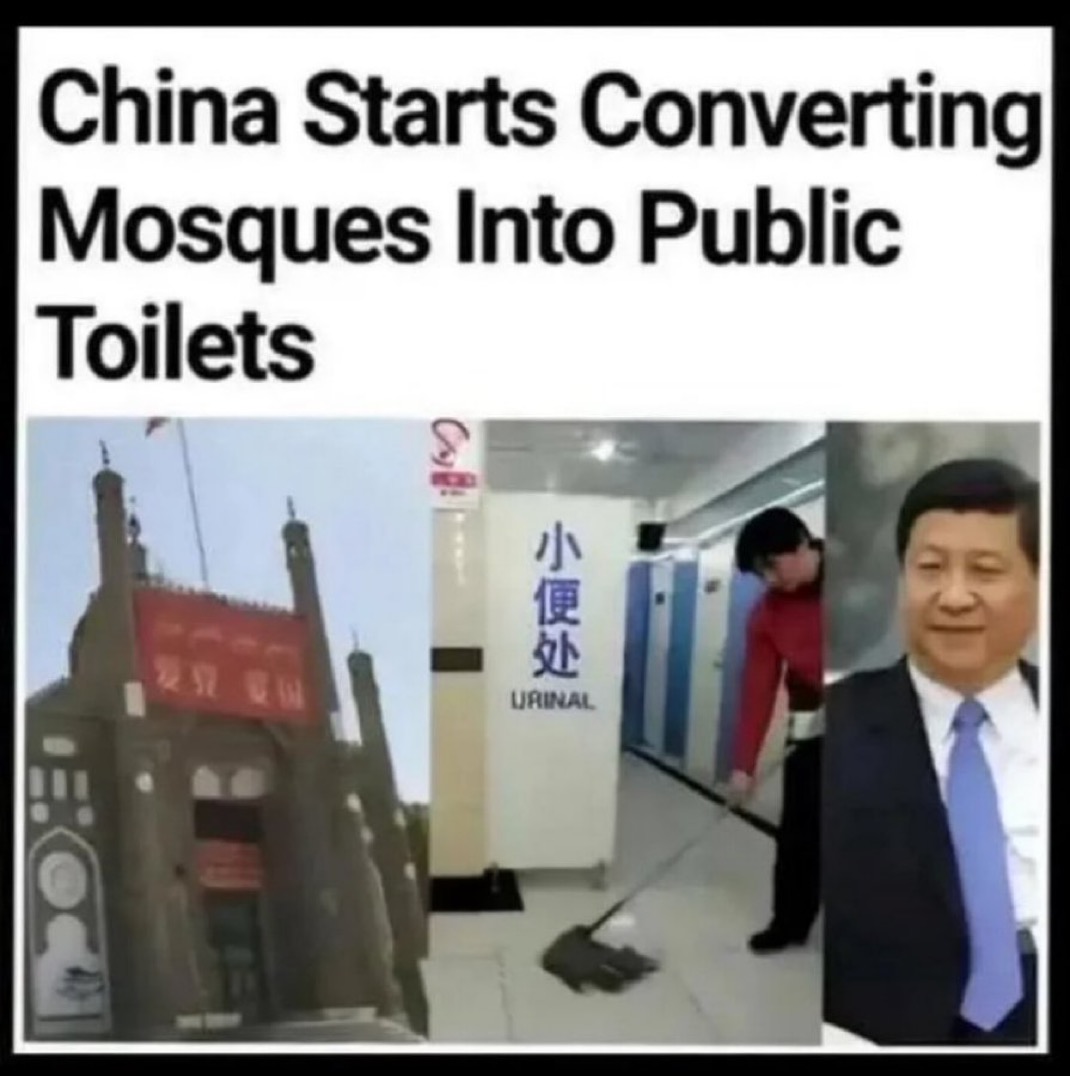 Some are saying that China is going too far in its crackdown on Islam. What do you think?