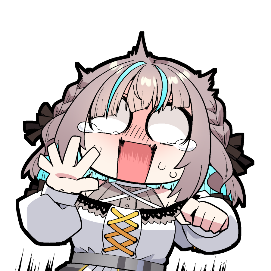 「滅茶苦茶ビビる小夏みなもさん #vtuberさんスタンプ風に描いた #みなもみな」|221(ﾂﾂｲﾁ)同人作家VTuber@月一で電子同人誌制作中のイラスト