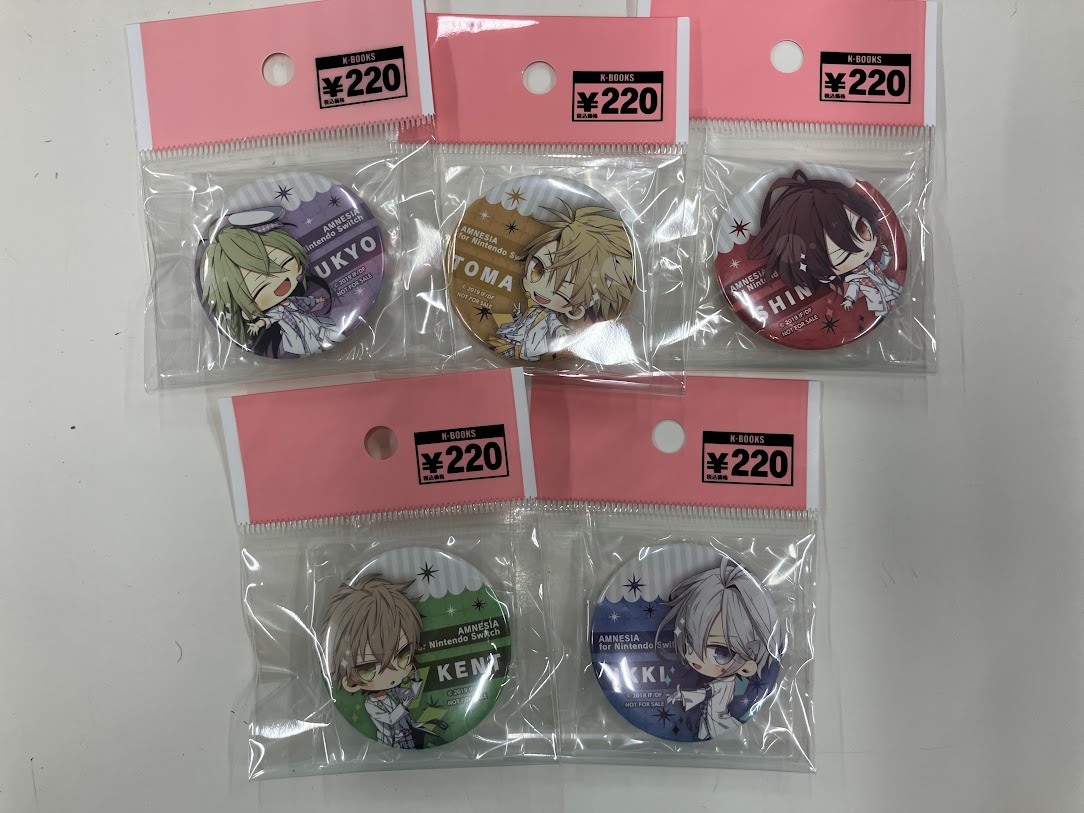 アムネシア　ウキョウ　オトカフェ　缶バッジ×19 アムネシア ウキョウ オトカフェ 缶バッジ×19 AMNESIA