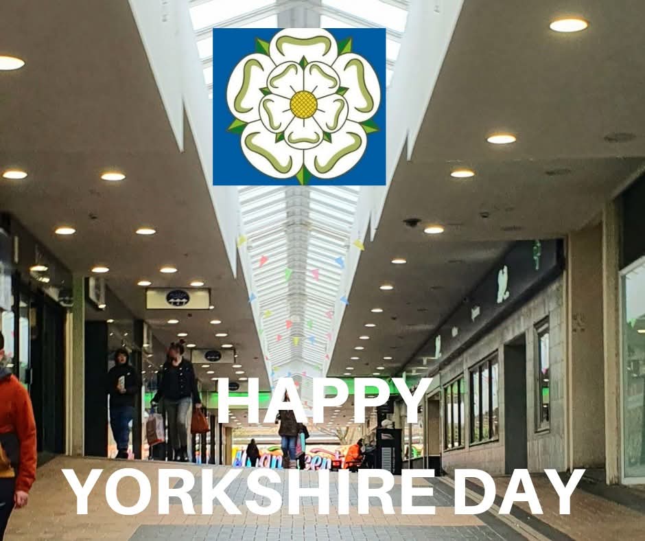 Happy Yorkshire Day everyone from The Piazza Team
#YorkshireDay #Huddersfield #Kirklees