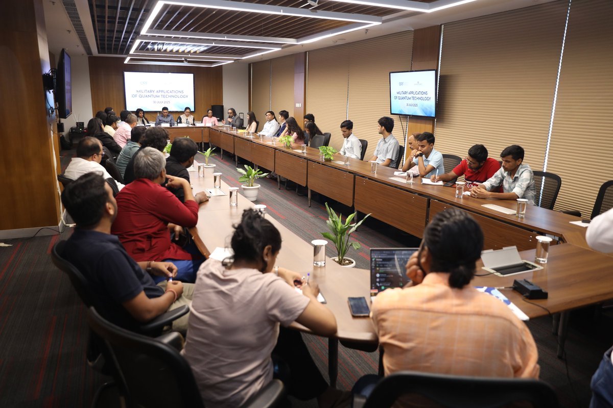 ORF (@orfonline) on Twitter photo .<a href="/orfonline/">ORF</a> hosted a discussion on 'Military Applications of Quantum Technology' as part of the ongoing National Security Dialogue Series.
Featuring: <a href="/ReenaDayal4/">Reena Dayal</a>, Jasleen Lugani,
<a href="/PrateekTri1990/">Prateek Tripathi</a>, Anindita Banerjee, <a href="/RajatSethi86/">Rajat Sethi</a> & <a href="/AnulekhaNandi/">Anulekha Nandi</a>
Here are a few glimpses from .<a href="/orfonline/">ORF</a> hosted a discussion on 'Military Applications of Quantum Technology' as part of the ongoing National Security Dialogue Series.
Featuring: <a href="/ReenaDayal4/">Reena Dayal</a>, Jasleen Lugani,
<a href="/PrateekTri1990/">Prateek Tripathi</a>, Anindita Banerjee, <a href="/RajatSethi86/">Rajat Sethi</a> & <a href="/AnulekhaNandi/">Anulekha Nandi</a>
Here are a few glimpses from
