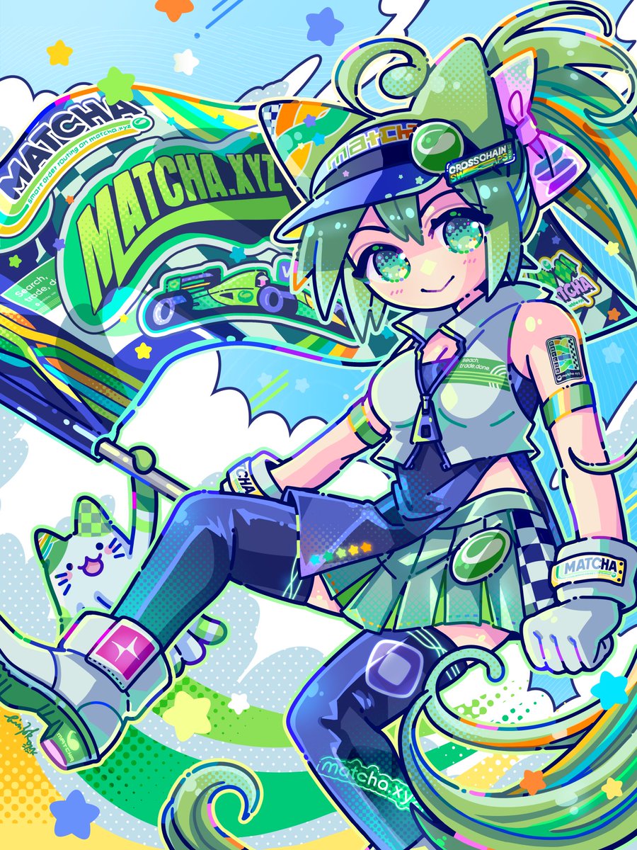 💚💚Breaking News💚💚

🎉 My collaboration piece with Matcha is finally out!
You can now grab it on <a href="/collectrs/">Collectr</a>— but only during August, so don’t miss this special chance!
The price is just 0.005 ETH! ✨

Link below🧵👇🧵