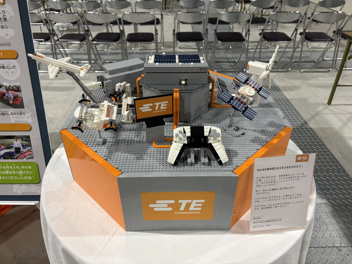 legotut's tweet photo. キッズエンジニア2025にて、
TE Connectivity様の展示物の製作を担当させていただしました!
#TEconnectivity #レゴ #lego https://t.co/rRAvgo4Psh