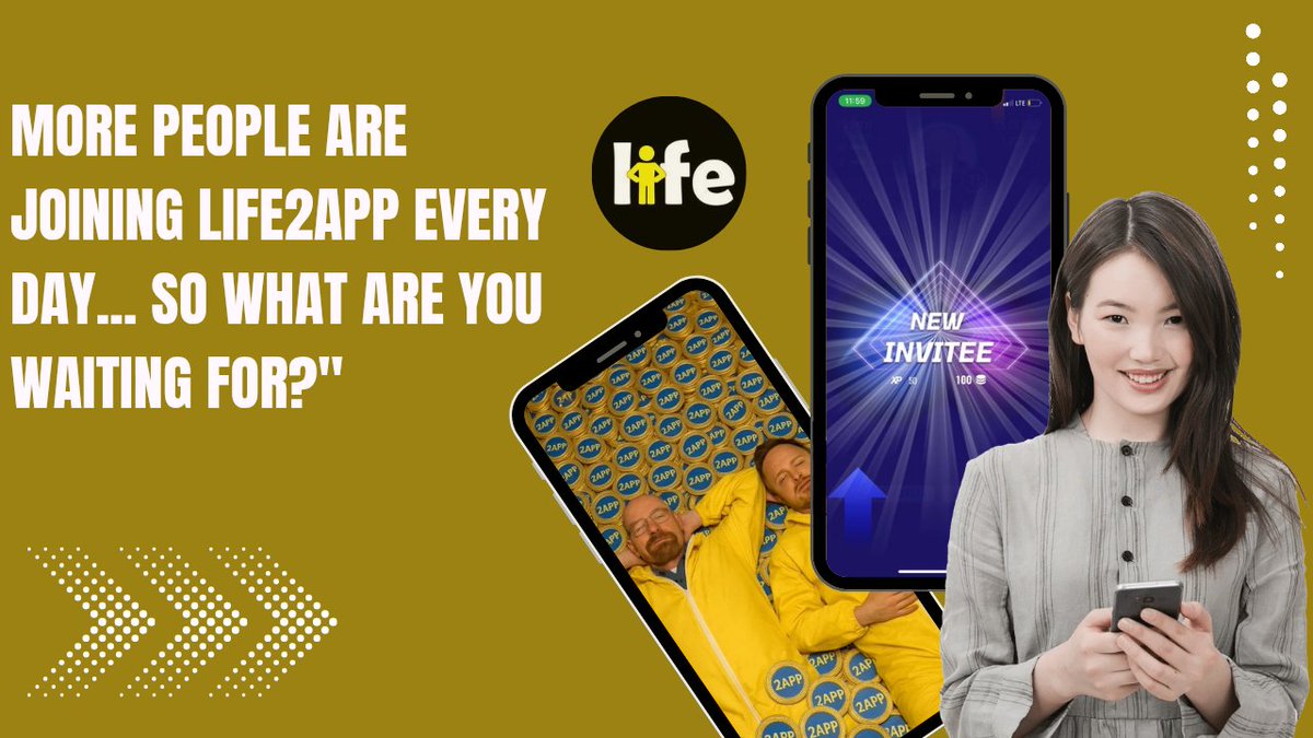 More people are joining Life2app every day... so what are you waiting for?"

More people are joining Life2app every single day. 🚶‍♂️📲
Some are earning while walking.
Some are getting paid just for visiting local shops.

This isn’t just hype.
Life2app is ranked #1 on PlayToEarn for